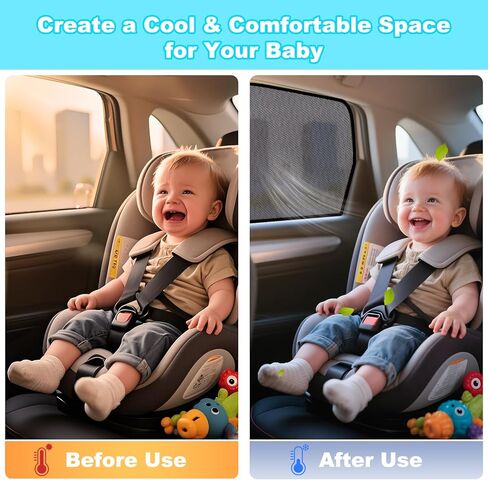 XCBYT Car Window Shades for 2019-2024 Outback - 4 PCS Side Window Sun Shades for Baby, Privacy Car Window Covers with Breathable Mesh - UV Protection, Heat Insulation for Camping Napping Breastfeeding in Kuwait