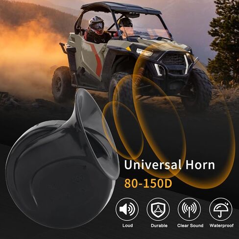 LKV UTV TEURL SIGNING KIT مع القرن - التوصيل والتشغيل ، ATV Street Legal مع مفتاح الدوران والخطر ، AMBER LED Blinker Kit متوافق مع Polaris Ranger RZR ، Can -AM ، Kawasaki ، CFMOTO ، ARCTIC CAT in Saudi Arabia
