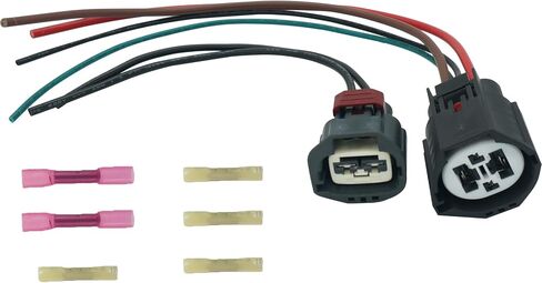Cooling Fan Radiator Control Relay Module Connector Pigtail Wiring Harness Plug Fit Ford F-150 Focus Fusion Mustang Escape Taurus Lincoln MKZ MKX Mercury Milan Replace# 9U2Z14S411LB WPT-1361 in Saudi Arabia