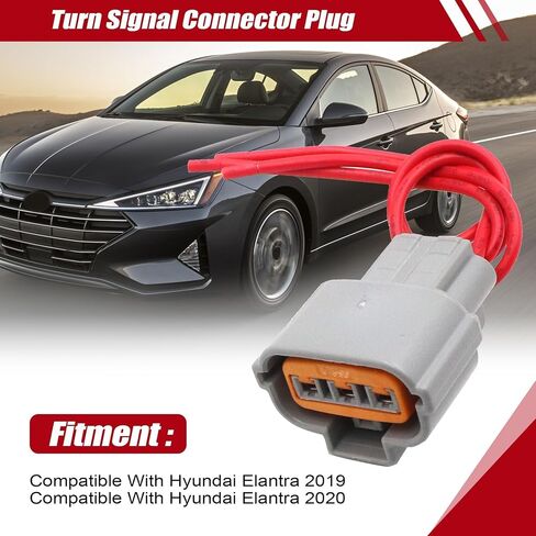 Priprilod Turn Signal Compatector توافق مع Hyundai Elantra 2019 2020 مجموعة ضوء الإشارة بدوره in Saudi Arabia