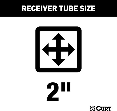 CURT 13466 Class 3 Trailer Hitch, 2-Inch Receiver, Fits Select Chrysler Pacifica Hybrid, Black in Saudi Arabia
