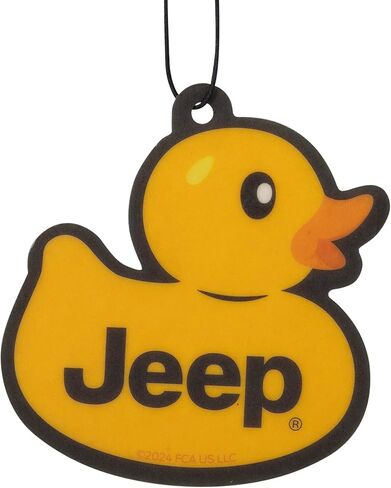 Plasticolor 005721R01 Jeep Logo Rubber Duck Paper Air Freshener - 2 pack in Saudi Arabia
