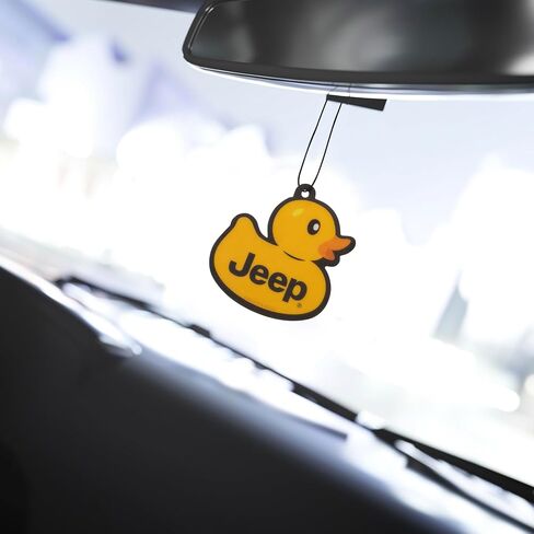 Plasticolor 005721R01 Jeep Logo Rubber Duck Paper Air Freshener - 2 pack in Saudi Arabia