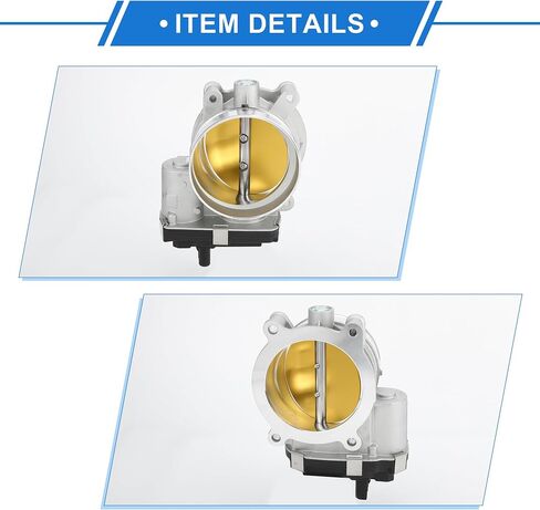 Throttle Body Assembly Compatible for GMC Sierra 1500 6.2l 2014-2020, 87mm Aluminum Alloy Silver Tone Engine Throttle Body Actuator in Saudi Arabia