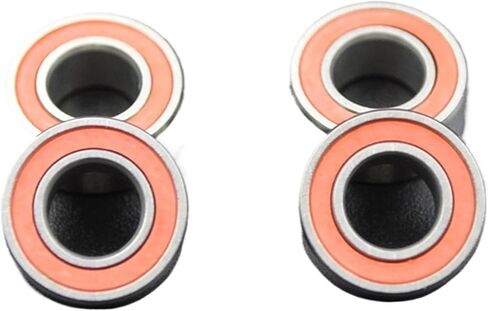 عالي السرعة الهجينة السيراميك محمل SMR105 من الفولاذ المقاوم للصدأ MR105 2RS 1050 5x10x4mm القطر الداخلي 5 مم (2pcs) in Saudi Arabia