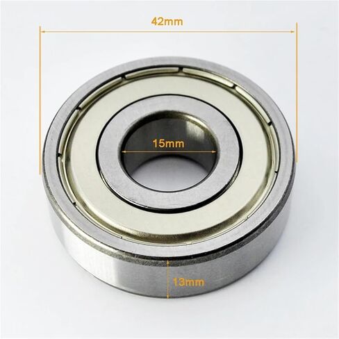 2/10pcs Bearing 6300 6301 6302 2Z ZZ 6300Z 6301Z 6302Z Chrome for Motorcycle Motor Bike Deep Groove Ball Bearings(6302 15x42x13mm,2Pcs) in Saudi Arabia
