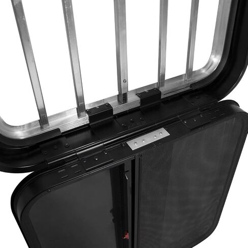 RecPro Horse Trailer Drop Down Feeder Windows | Radius Rounded Corner Design | Trim KIT NOT Included (24" x 20", 4 Windows) in Saudi Arabia