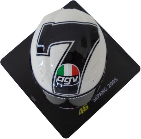 OPO 10 - Valentino Rossi Moto GP Sepang 1/5 Scale Helmet 2005 موسم متوافق مع Yamaha YZR -M1 - CR018 in Saudi Arabia
