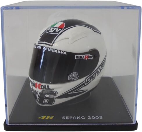 OPO 10 - Valentino Rossi Moto GP Sepang 1/5 Scale Helmet 2005 موسم متوافق مع Yamaha YZR -M1 - CR018 in Saudi Arabia