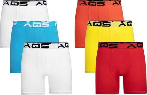 aqs Mens Boxer Briefs 6 Pack in Saudi Arabia