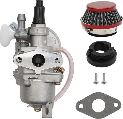 13mm Carburetor with 44mm Air Filter Replacement For 2 Stroke 43cc 47cc 49cc ATV 4 Wheel Off Road Vehicle Lawn Mower Scooter (Red) in Saudi Arabia