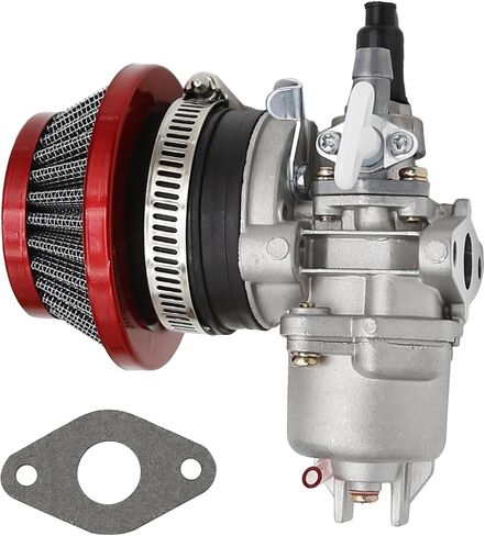 13mm Carburetor with 44mm Air Filter Replacement For 2 Stroke 43cc 47cc 49cc ATV 4 Wheel Off Road Vehicle Lawn Mower Scooter (Red) in Saudi Arabia