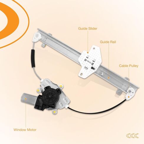 HQPASFY 82403-0U010 Power Window Regulator with Motor Compatible with Hyundai Accent 2012-2017 Front Left Driver Side in Saudi Arabia