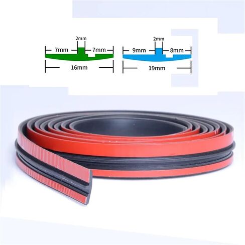 شرائح ختم مطاطية السيارة من طراز Car Strips Auto Protector Edge Rubber Sealing Sealing Association (16mmx4m) in Kuwait