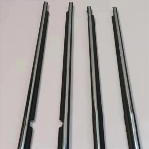 4 أجهزة كمبيوتر خارج Chrome أو Rack Rubber لعام 2003-2009 Weathersstrip Seal لـ 120 75711-60061 (4pcs 2003-2009 Black) in Kuwait