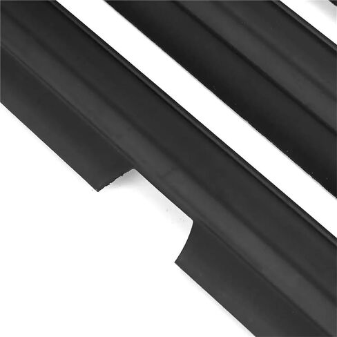 4 أجهزة كمبيوتر خارج Chrome أو Rack Rubber لعام 2003-2009 Weathersstrip Seal لـ 120 75711-60061 (4pcs 2003-2009 Black) in Kuwait