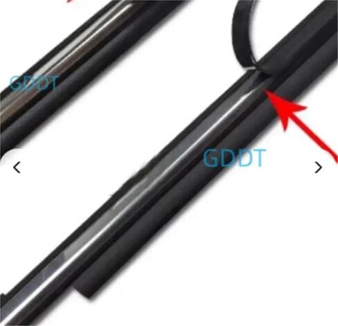 4 أجهزة كمبيوتر خارج Chrome أو Rack Rubber لعام 2003-2009 Weathersstrip Seal لـ 120 75711-60061 (4pcs 2003-2009 Black) in Kuwait