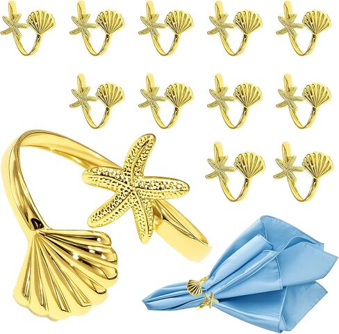 Napkin Rings Set of 24,Gold Leaf Napkin Rings Bulk for Party Decoration Dinning Table Everyday Family Gatherings - A Great Tabletop Decor(Gold) in Kuwait