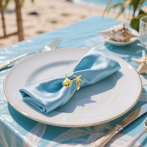 Napkin Rings Set of 24,Gold Leaf Napkin Rings Bulk for Party Decoration Dinning Table Everyday Family Gatherings - A Great Tabletop Decor(Gold) in Kuwait