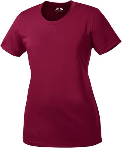 Joe's USA Women's Athletic All Sport Training T-Shirt in 20 Colors. Sizes XS-4XL in Saudi Arabia