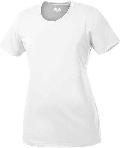 Joe's USA Women's Athletic All Sport Training T-Shirt in 20 Colors. Sizes XS-4XL in Saudi Arabia