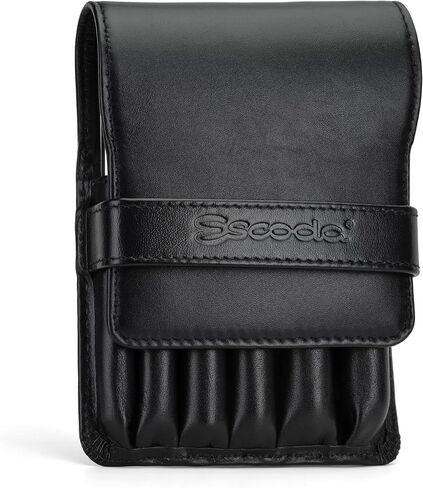 Escoda Chronos Series Professional Artist Watercolor Travel Brush Set with Synthetic Leather Wallet, 6 Round Travel Brushes, Synthetic Fiber Mix in Kuwait