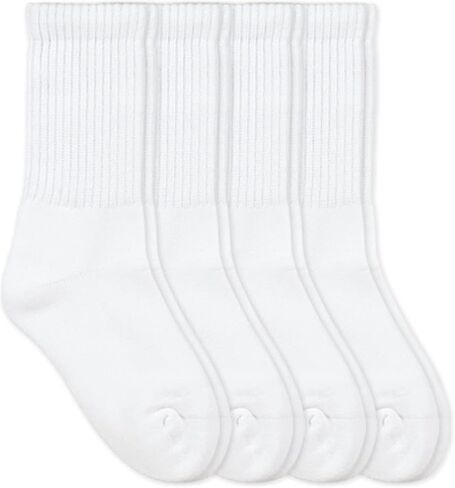 Jefferies Socks Mens Womens Military Ribbed Cushion Sport Crew Socks 4 Pair Pack in Saudi Arabia