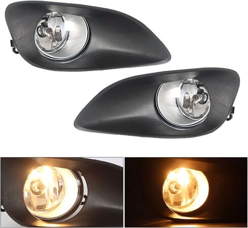 Munirater 1 زوج من مصابيح مصابيح الإطار الإطار الضبابية استبدال yaris سيدان 2006-2011 w/ h11 مفاتيح المفاتيح الأسلاك in Saudi Arabia