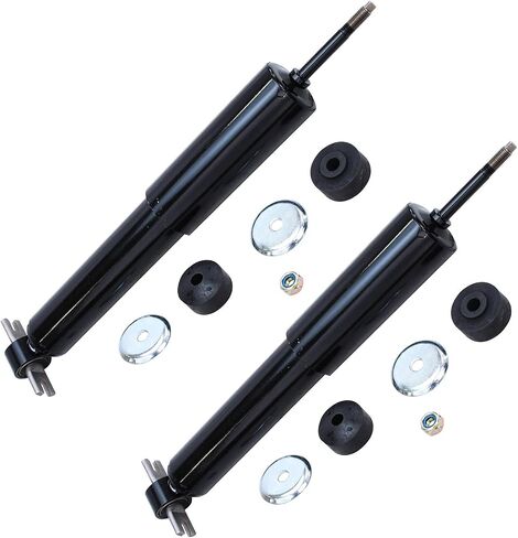 Detroit Axle - 2 Front Shock Absorbers for 2003-2022 Chevrolet Express GMC Savana 2500 3500, 2016-2022 Savana 4500, Shocks 2017 2018 2019 2020 2021 Replacement in Saudi Arabia