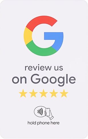 Google Review Card - NFC and QR Code, Easy Setup, for All Businesses (3-Pack) in Saudi Arabia