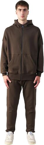 Blank Knights Mens Tracksuit 340 GSM Premium Track suit - Sweat Suit 2 Piece Set Washable Jogging Suits in Saudi Arabia