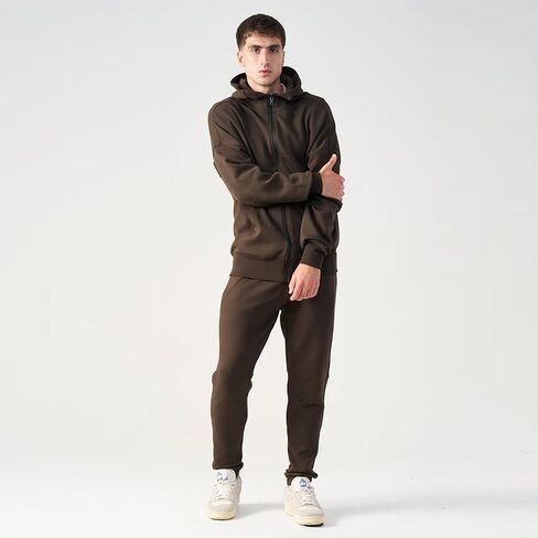 Blank Knights Mens Tracksuit 340 GSM Premium Track suit - Sweat Suit 2 Piece Set Washable Jogging Suits in Saudi Arabia