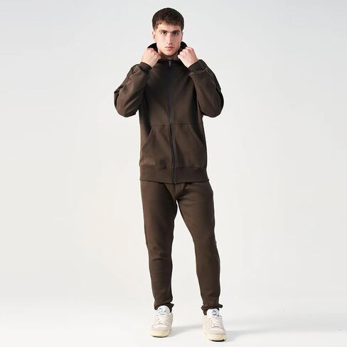 Blank Knights Mens Tracksuit 340 GSM Premium Track suit - Sweat Suit 2 Piece Set Washable Jogging Suits in Saudi Arabia
