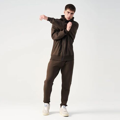 Blank Knights Mens Tracksuit 340 GSM Premium Track suit - Sweat Suit 2 Piece Set Washable Jogging Suits in Saudi Arabia