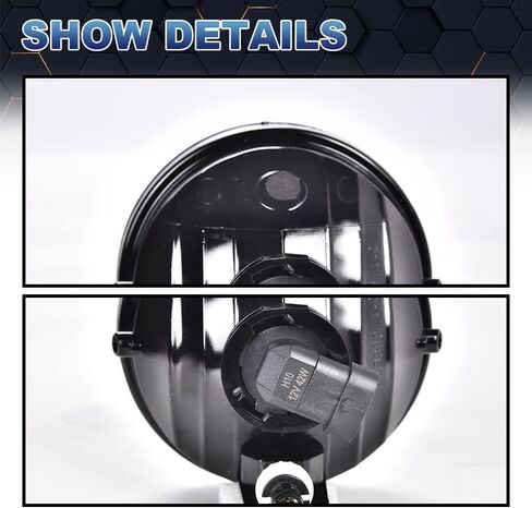 Pit66 Light Fog Light ، متوافق مع 2005-2011 Toyota Tacoma/2004-2006 Toyota Solara/2008-2015 Toyota Sequoia/2007-2013 Toyota Tundra Lights Lights W/Bulb/Switch LH+RH ، Yellow in Saudi Arabia