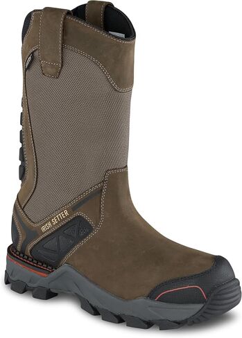 Irish Setter, Crosby, Men’s, 11", Waterproof, Non-Metallic Safety Toe, Work Boot, Gray in Saudi Arabia