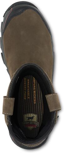 Irish Setter, Crosby, Men’s, 11", Waterproof, Non-Metallic Safety Toe, Work Boot, Gray in Saudi Arabia