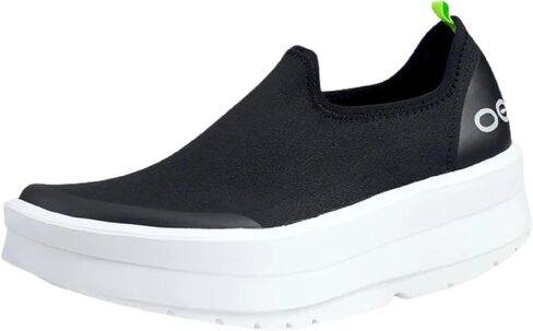 OOFOS OOmega eeZee Low Recovery Shoe, White & Black - Women’s Size 7 in Saudi Arabia
