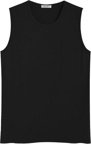 Latuza Men's Bamboo Viscose Muscle Tank Top Sleeveless Workout Shirt 2 Pack in Saudi Arabia