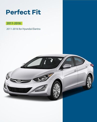 Lujuntec الخارجي للركاب الأمامي المقبض الأيمن استبدال Hyundai Elantra 2011-2016 استبدال OE 826613x000 ، 826623x020 أسود in Saudi Arabia