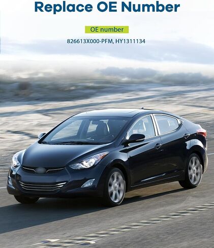 Lujuntec الخارجي للركاب الأمامي المقبض الأيمن استبدال Hyundai Elantra 2011-2016 استبدال OE 826613x000 ، 826623x020 أسود in Saudi Arabia