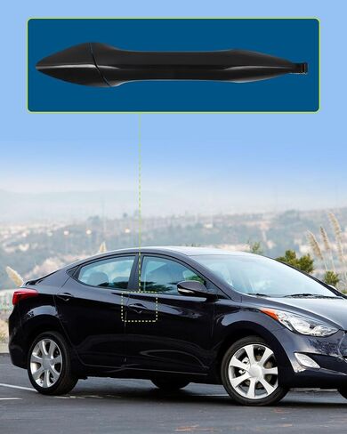 Lujuntec الخارجي للركاب الأمامي المقبض الأيمن استبدال Hyundai Elantra 2011-2016 استبدال OE 826613x000 ، 826623x020 أسود in Saudi Arabia