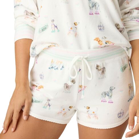 PJ Salvage Women's Roll مع شورتات ملابس جمع تكنولوجيا المعلومات in Kuwait