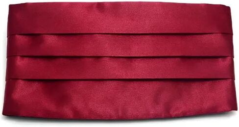 Men's Formal Satin Adjustable Cummerbund Black Men Cummerbunds for Tuxedo Wedding Prom Special Occassions in Kuwait