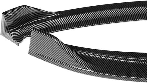 EPARTS 3 Pieces Style Front Bumper Lip Spoiler Splitter Chin Side Body Kit Trim Protection Compatible with 2012-2014 Ford Focus ST Hatchback Models Only (Painted Carbon Fiber Style) in Saudi Arabia
