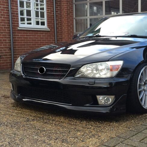 Front Bumper Lip Compatible With 2001-2005 Lexus IS300 Altezza SXE10, TR Style Black PU Spoiler by IKON MOTORSPORTS, 2002 2003 2004 in Saudi Arabia