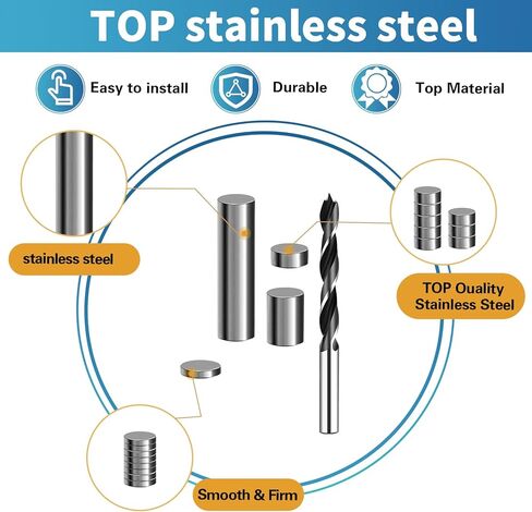 6.58OZ Cylindrical Stainless Steel Weights for Pinewood Derby Cars, 30 Pieces Derby Car Kit, 6 Different Sizes of Cylinders Weights with Adhesive to Speed Up Your Car Cylindrical Weights for Derby car in Kuwait