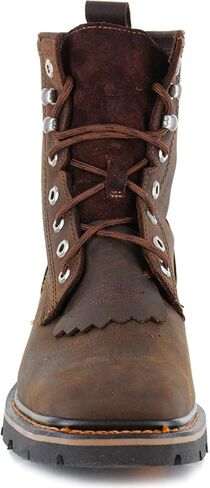 Cody James Men's Mustang Lace-Up Kiltie Work Boot Soft Toe - C8mr2 in Saudi Arabia