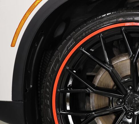 Automotive Grade Aluminum Rim Protectors in Red (21 Inch) in Saudi Arabia
