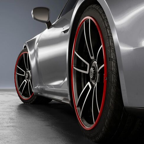Automotive Grade Aluminum Rim Protectors in Red (21 Inch) in Saudi Arabia